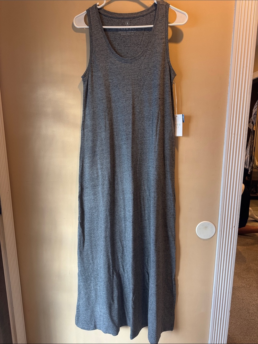 Free Fly Apparel Grey Sleeveless Maxi Dress